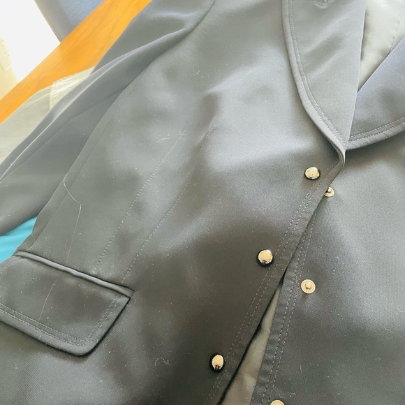Tahari ASL Navy Blazer Jacket size 8 - Picture 12 of 15